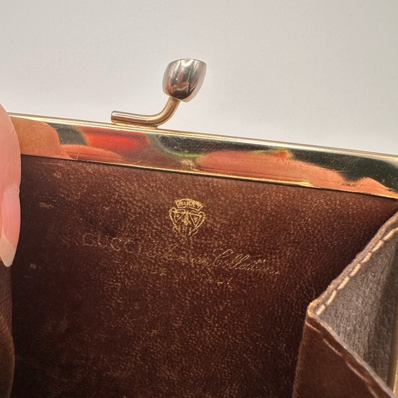 Gucci vintage sherry line kisslock Coin Purse - Picture 12 of 12